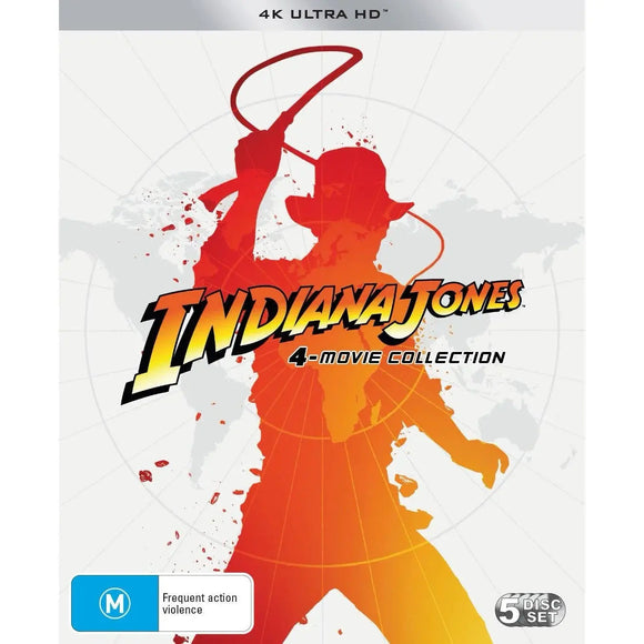 Indiana Jones: The Complete Adventures (4K UHD) Brand New & Sealed - Region Free - All Elite DVDs
