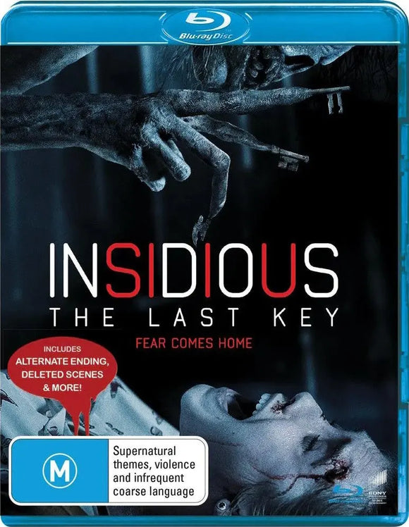 Insidious : The Last Key (Blu-Ray) New & Sealed - Region B - All Elite DVDs