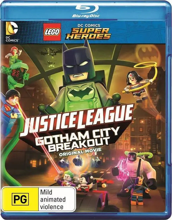 Lego - Justice League - Gotham City Breakout (Blu-Ray) New & Sealed - Region B - All Elite DVDs