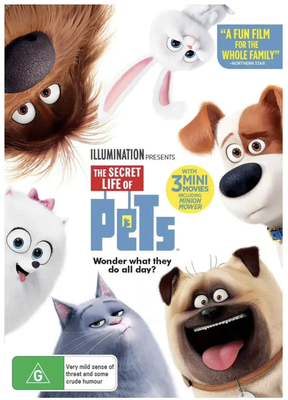 The Secret Life Of Pets (DVD) Brand New & Sealed - Region 4 - All Elite DVDs