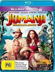Jumanji : Welcome To The Jungle (Blu-Ray) New & Sealed - Region B - All Elite DVDs