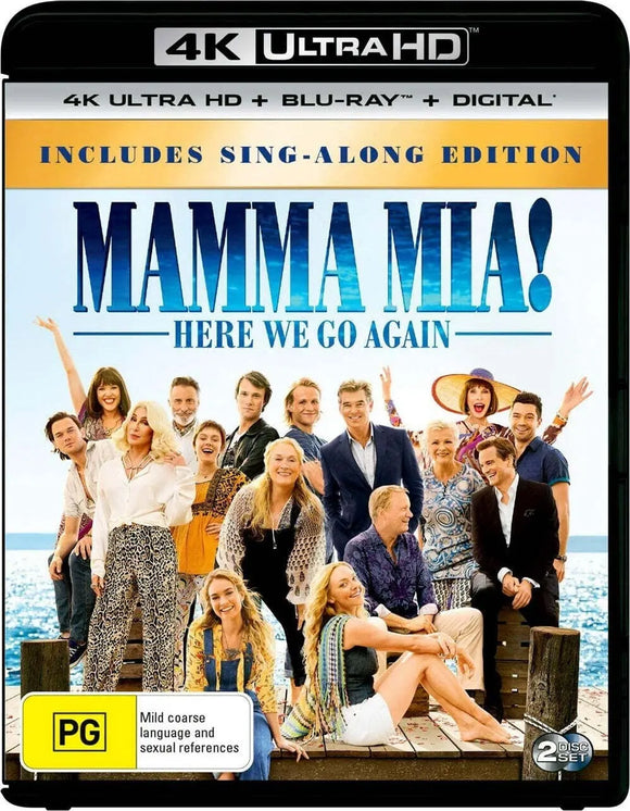 Mamma Mia - Here We Go Again (4K UHD + Blu-Ray) New & Sealed New & Sealed - All Elite DVDs