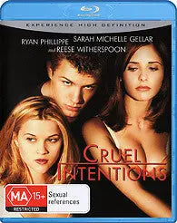 Cruel Intentions (Blu-Ray) New & Sealed - Reg B - All Elite DVDs