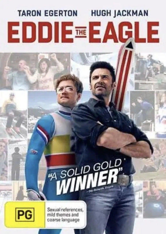 Eddie The Eagle (DVD) Brand New & Sealed - Region 4 - All Elite DVDs