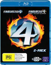 Fantastic 4 / Fantastic 4 : Rise Of The Silver Surfer (Blu-Ray) New - Reg B - All Elite DVDs