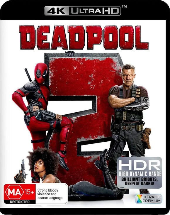 Deadpool 2(4K-UHD) Brand New & Sealed - Region Free - All Elite DVDs