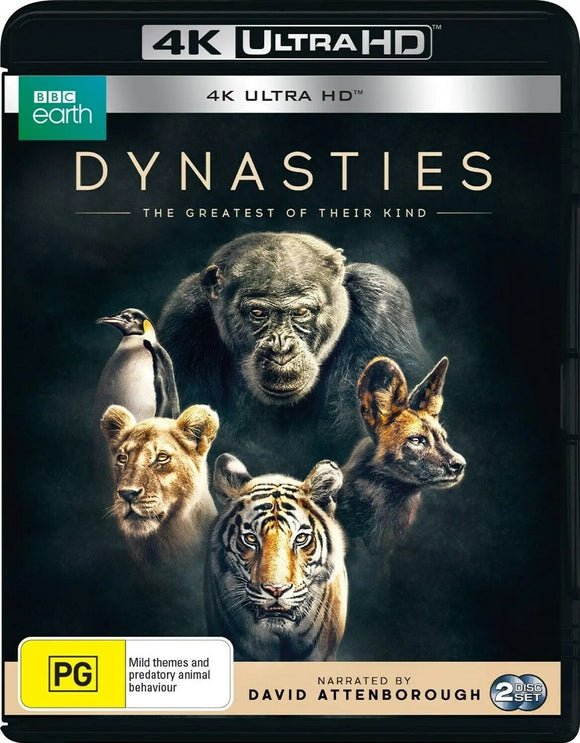 Dynasties: The Greatest Of Their Kind(4K-UHD)New & Sealed - Region Free - All Elite DVDs
