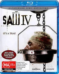 Saw IV (Blu-Ray) New & Sealed - Region B - All Elite DVDs