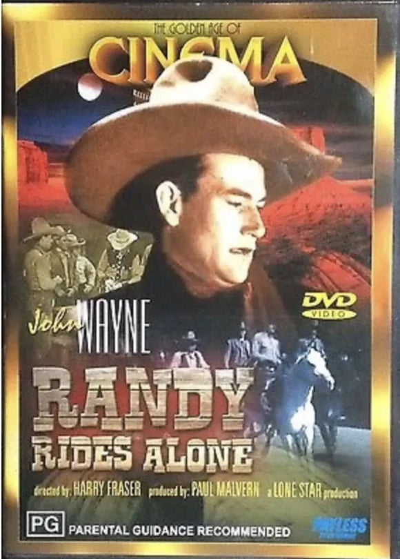 Randy Rides Alone (DVD) Brand New & Sealed - Region 4 - All Elite DVDs