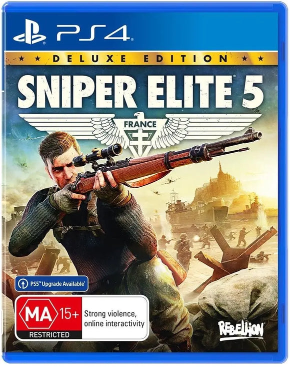Sniper Elite 5 - Deluxe Edition (PlayStation 4 - PS4 Game) Brand New & Sealed - All Elite DVDs