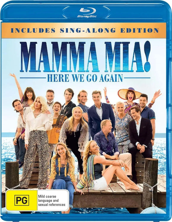 Mamma Mia! Here We Go Again (Blu-Ray) New & Sealed - Region B - All Elite DVDs