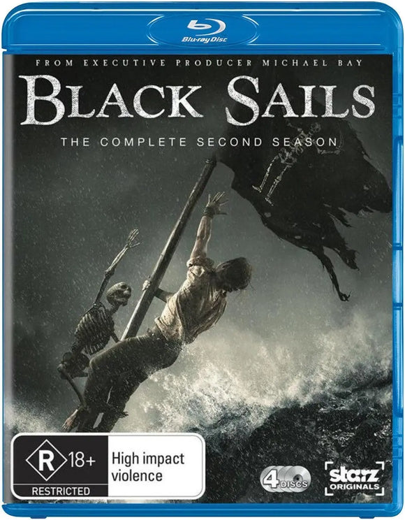 Black Sails - Season 2 (Blu-Ray) Brand New & Sealed - Region B - All Elite DVDs