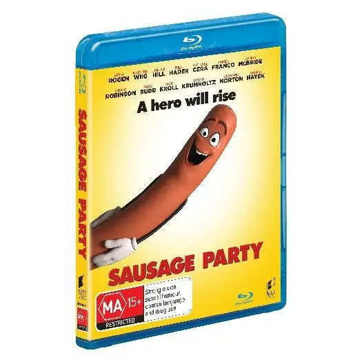 Sausage Party (Blu-Ray) New & Sealed - Region B - All Elite DVDs