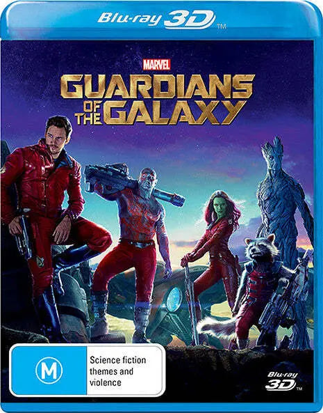 Guardians Of The Galaxy Vol.1 3D (Blu-Ray) New & Sealed - Region B - All Elite DVDs