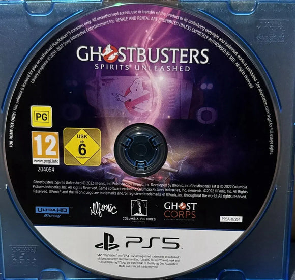 Ghostbusters : Spirits Unleashed (PS5 Game) Mint Condition - No Case - All Elite DVDs