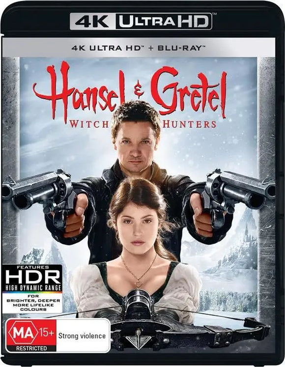 Hansel & Gretel Witch Hunters (4K UHD + Blu-Ray) New & Sealed - All Elite DVDs