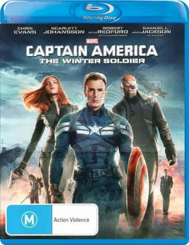 Captain America - The Winter Soldier (Blu-Ray) New & Sealed - Region B - All Elite DVDs