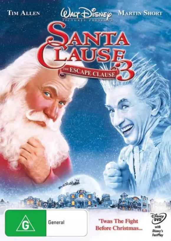 The Santa Clause 3 : The Escape Clause (DVD) Brand New & Sealed - Region 4 - All Elite DVDs