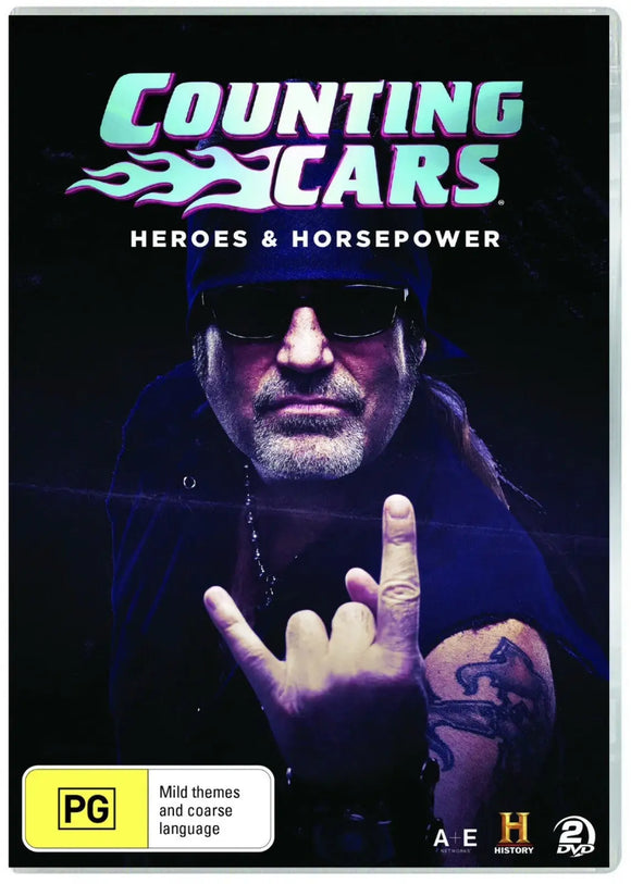 Counting Cars - Heroes & Horsepower (DVD) Brand New & Sealed - Region 4 - All Elite DVDs