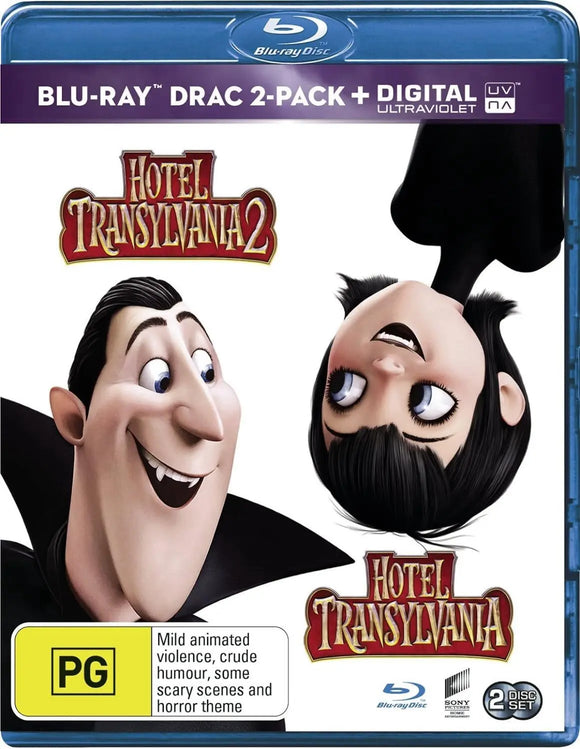 Hotel Transylvania 1 & 2 (Blu-Ray) Brand New & Sealed - Region B - All Elite DVDs