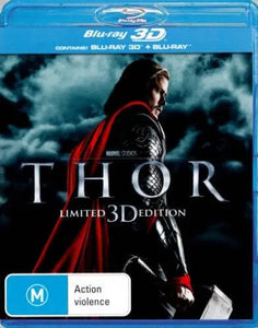 Thor - Limited Edition 3D (Blu-Ray) New & Sealed - Region B - All Elite DVDs