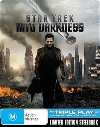 Star Trek Into The Darkness (Steelbook) (Blu-Ray) New & Sealed - Region B - All Elite DVDs