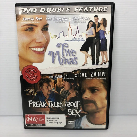 Two Nina’s / Freaks Talks About Sex(DVD) New & Sealed - Region 4 - All Elite DVDs