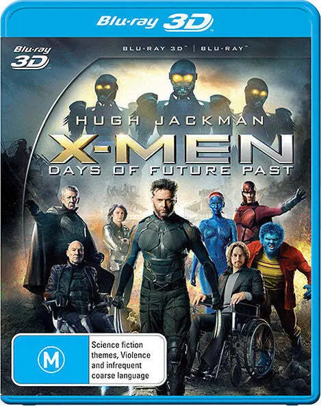 X-Men - Days Of Future Past 3D (Blu-Ray) New & Sealed - Region B - All Elite DVDs