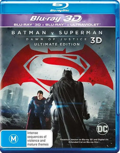 Batman Vs Superman - Dawn Of Justice 3D (Blu-Ray) New & Sealed - Region B - All Elite DVDs