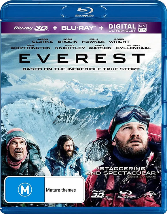 Everest 3D (Blu-Ray) New & Sealed - Region B - All Elite DVDs