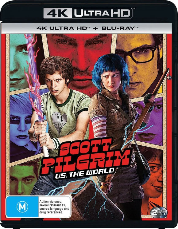 Scott Pilgram VS The World (4K-UHD/Blu-Ray)New & Sealed - Region Free - All Elite DVDs
