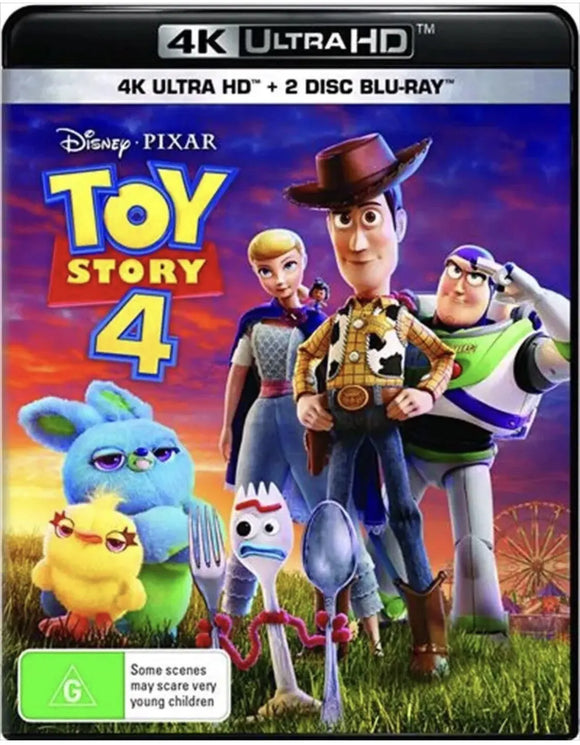 Toy Story 4 (4K UHD + Blu-Ray) Brand New & Sealed - Region B - All Elite DVDs