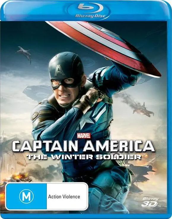 Captain America - The Winter Soldier 3D (Blu-Ray) New & Sealed - Region B - All Elite DVDs