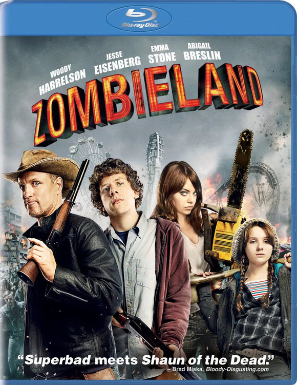 Zombieland - Region Free (Blu-Ray) New & Sealed - Region B - All Elite DVDs