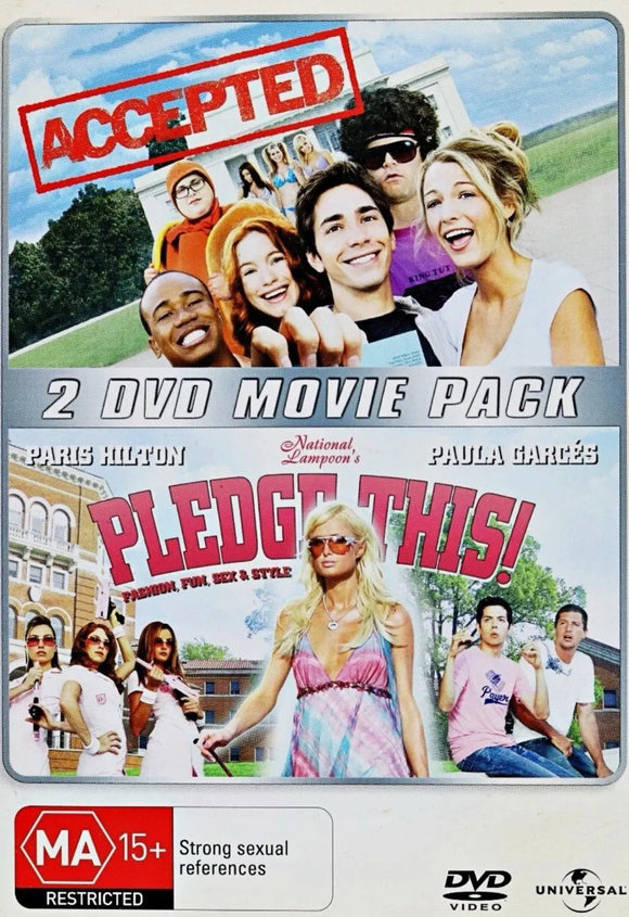 Accepted / Pledge This (DVD) Brand New & Sealed - Region 4 - All Elite DVDs