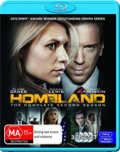 Homeland - Season 2 (Blu-Ray) New & Sealed - Region B - All Elite DVDs
