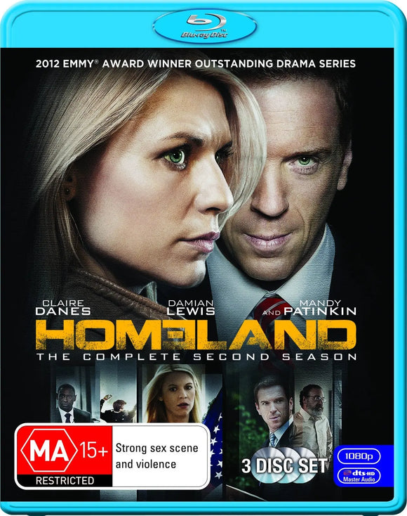 Homeland - Season 2 (Blu-Ray) New & Sealed - Region B - All Elite DVDs