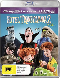 Hotel Transylvania 2 3D (Blu-Ray) New & Sealed - Region B - All Elite DVDs