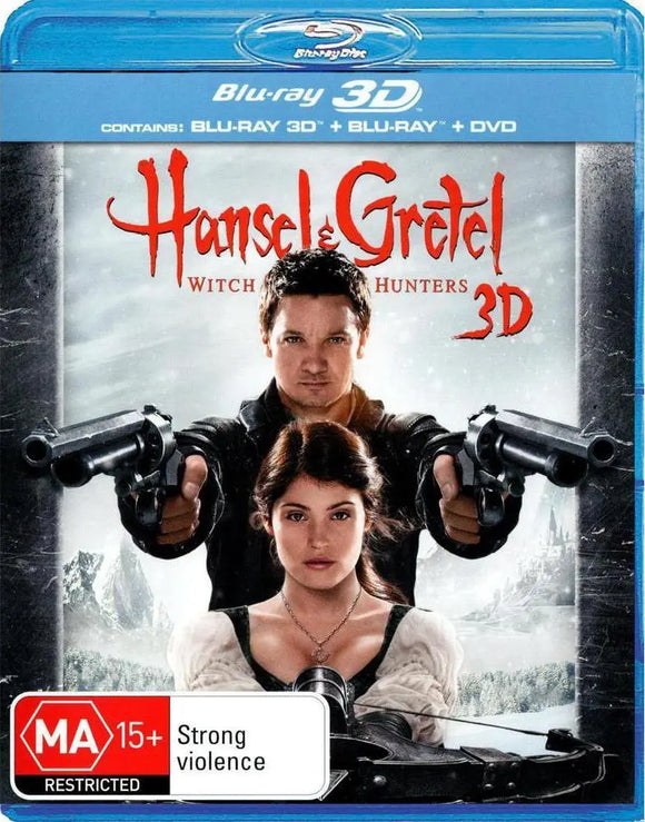 Hansel & Gretel - Witch Hunters 3D (Blu-Ray) New & Sealed - Region B - All Elite DVDs
