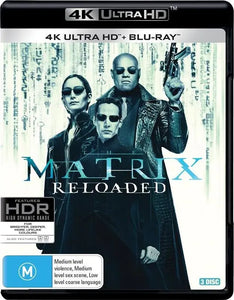 Matrix Reloaded (4K-UHD/Blu-Ray)New & Sealed - Region Free - All Elite DVDs