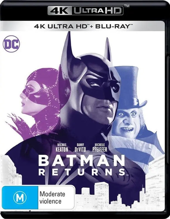 Batman Returns (4K-UHD/Blu-Ray)New & Sealed - Region Free - All Elite DVDs