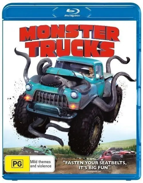Monster Trucks (Blu-Ray) New & Sealed - Region B - All Elite DVDs