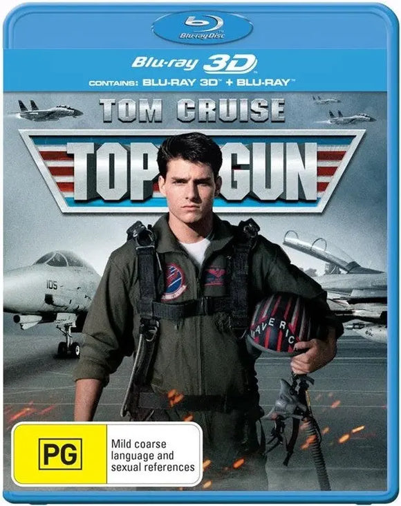 Top Gun 3D (Blu-Ray) New & Sealed - Region B - All Elite DVDs