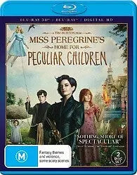 Miss Peregrines Home For Peculiar Children (Blu-Ray) New & Sealed - Region B - All Elite DVDs