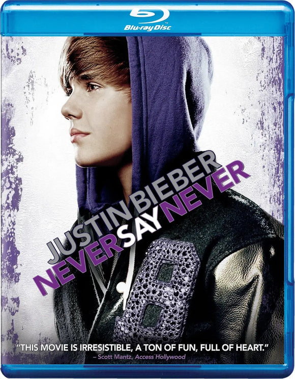 Justin Bieber : Never Say Never (Blu-Ray) New & Sealed - Region B - All Elite DVDs