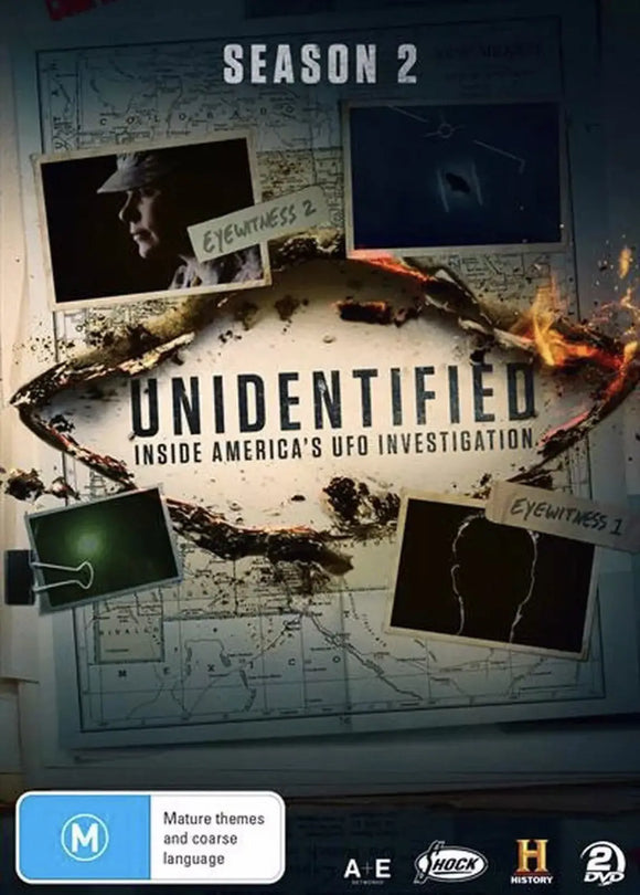 Unidentified: Inside America's UFO Investigation : Season 2(DVD) New - Region 4 - All Elite DVDs