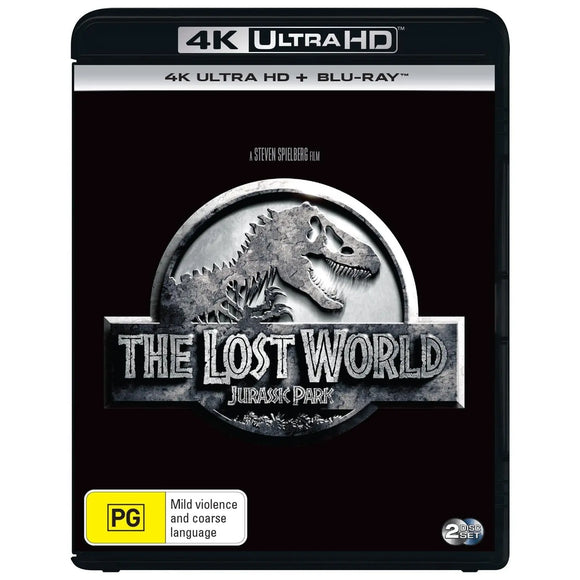 Jurassic Park: The Lost World (4K-UHD/Blu-Ray)New & Sealed - Region Free - All Elite DVDs