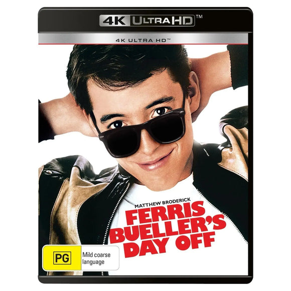 Ferris Bueller's Day Off (4K-UHD) Brand New & Sealed - Region Free - All Elite DVDs