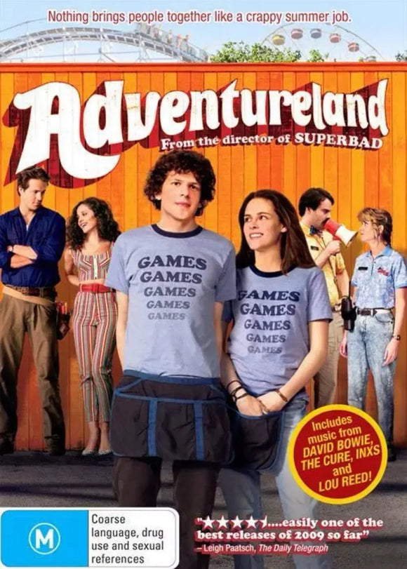 Adventureland (DVD) Brand New & Sealed - Region 4 - All Elite DVDs
