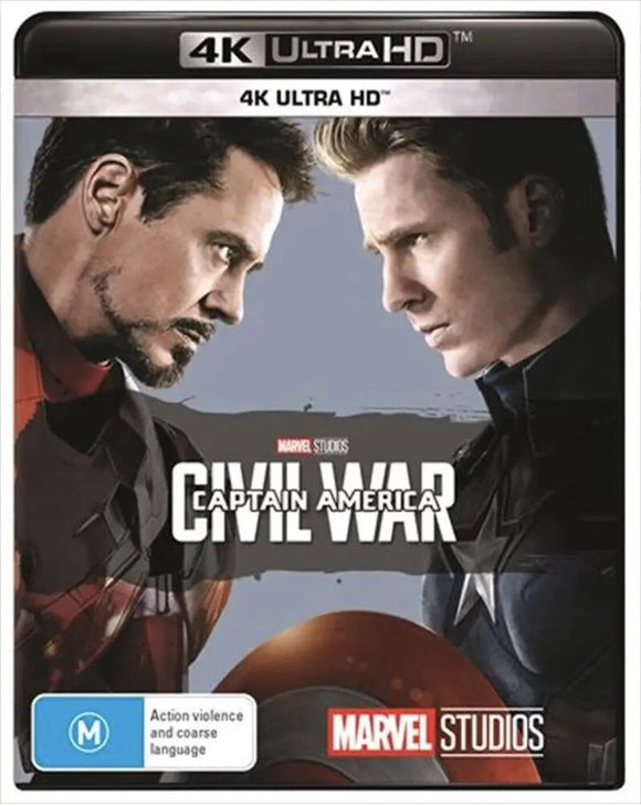 Captain America - Civil War (4K UHD) Brand New & Sealed - All Elite DVDs